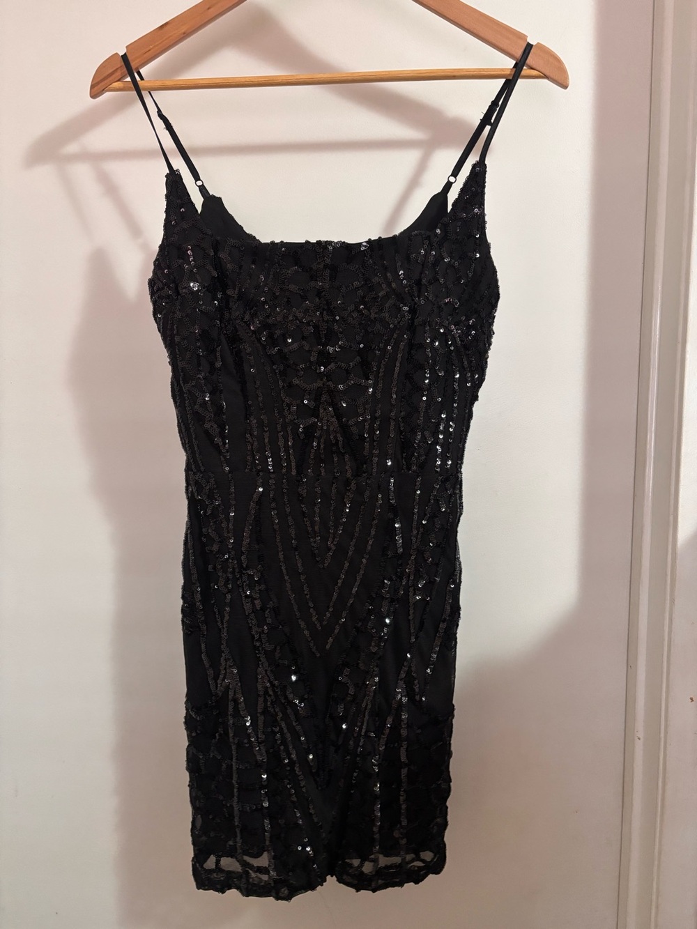 Black Sequin Dress little black dress